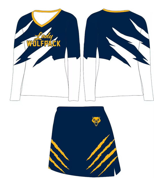 Lady Wolfpack X B2B Cheer Uniform