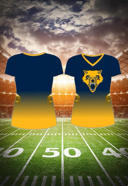 Lady Wolfpack V-Neck Shirts